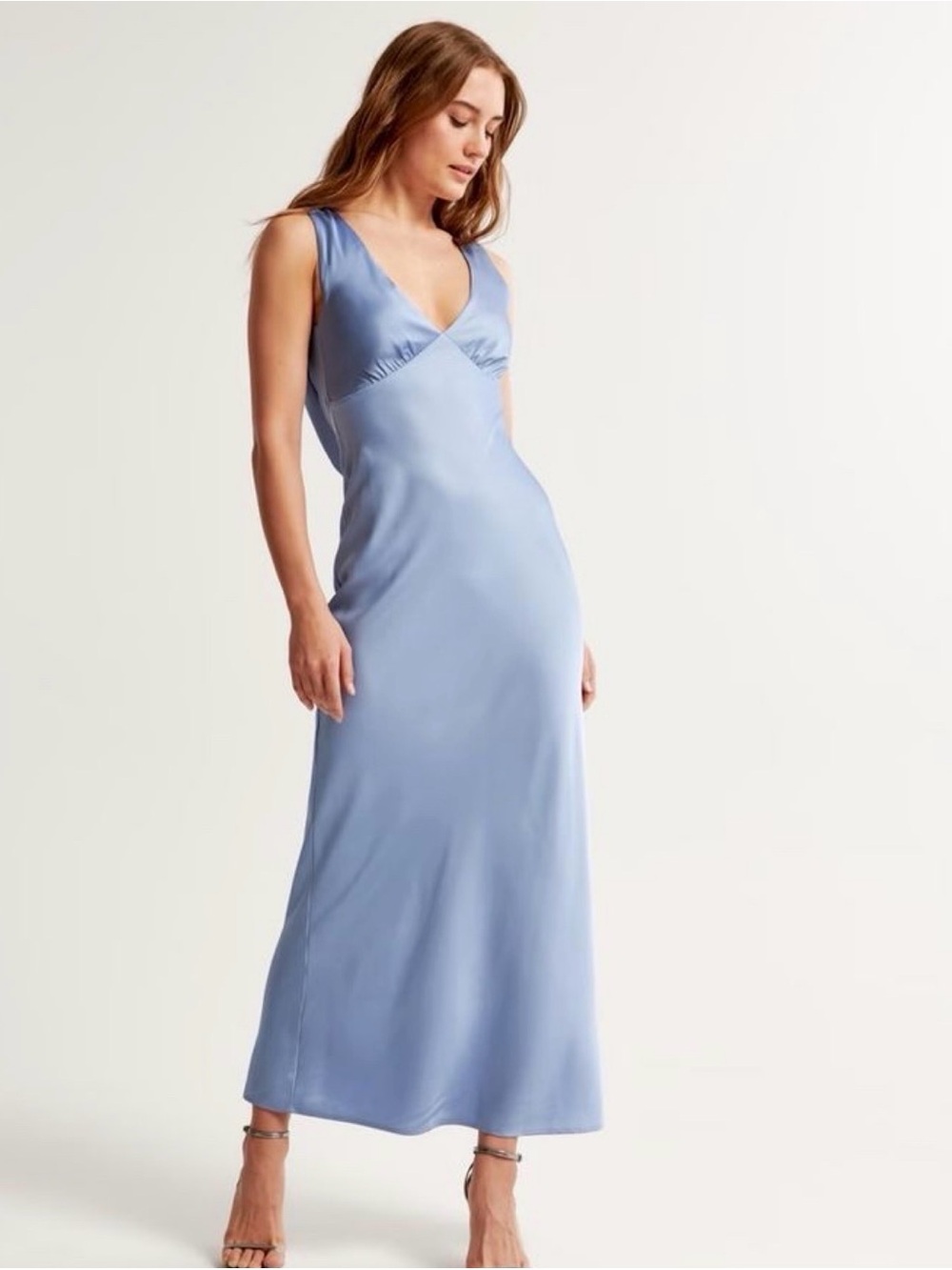 Abercrombie and Fitch cowl back midi dress